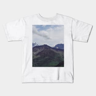 Alps Mountains Peaks Alpine Landscape Kids T-Shirt